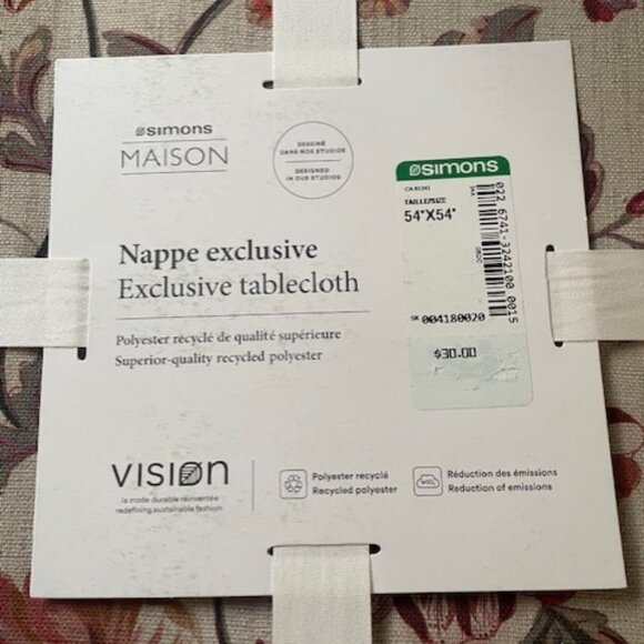 NWT & Handmade Bundle Ruby/Cranberry Throws, Cushion & Tablecloth - Picture 7 of 8